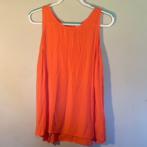 Orange /pink Sleeveless Women's Top